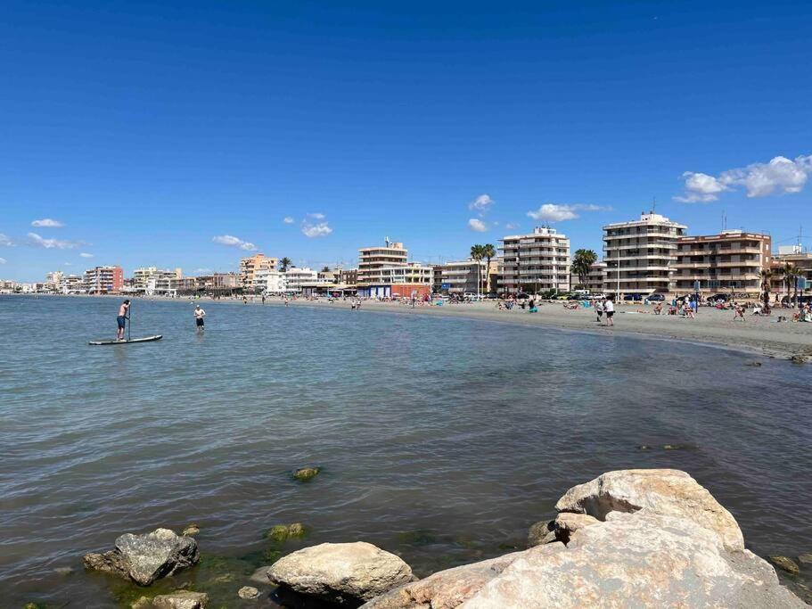 Apartamento Con Preciosas Vistas A Pie De Playa Santa Pola Bagian luar foto